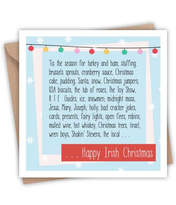 LAINEY K Christmas GREETING CARD