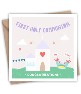 LAINEY K communion GREETING CARD